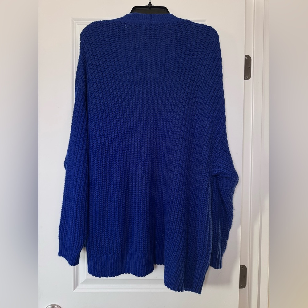 Blue Women's Cardigan - Picture 5 of 6